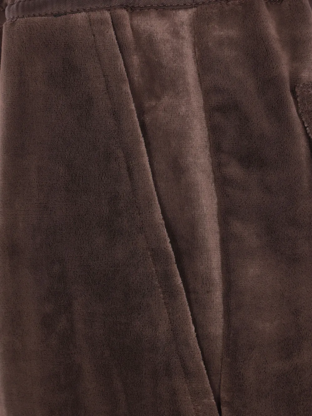 Rick Owens Geth Belas Drawstring Trousers In Brown