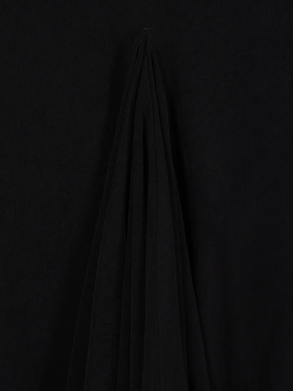 Yohji Yamamoto Jurk met asymmetrische afwerking Zwart