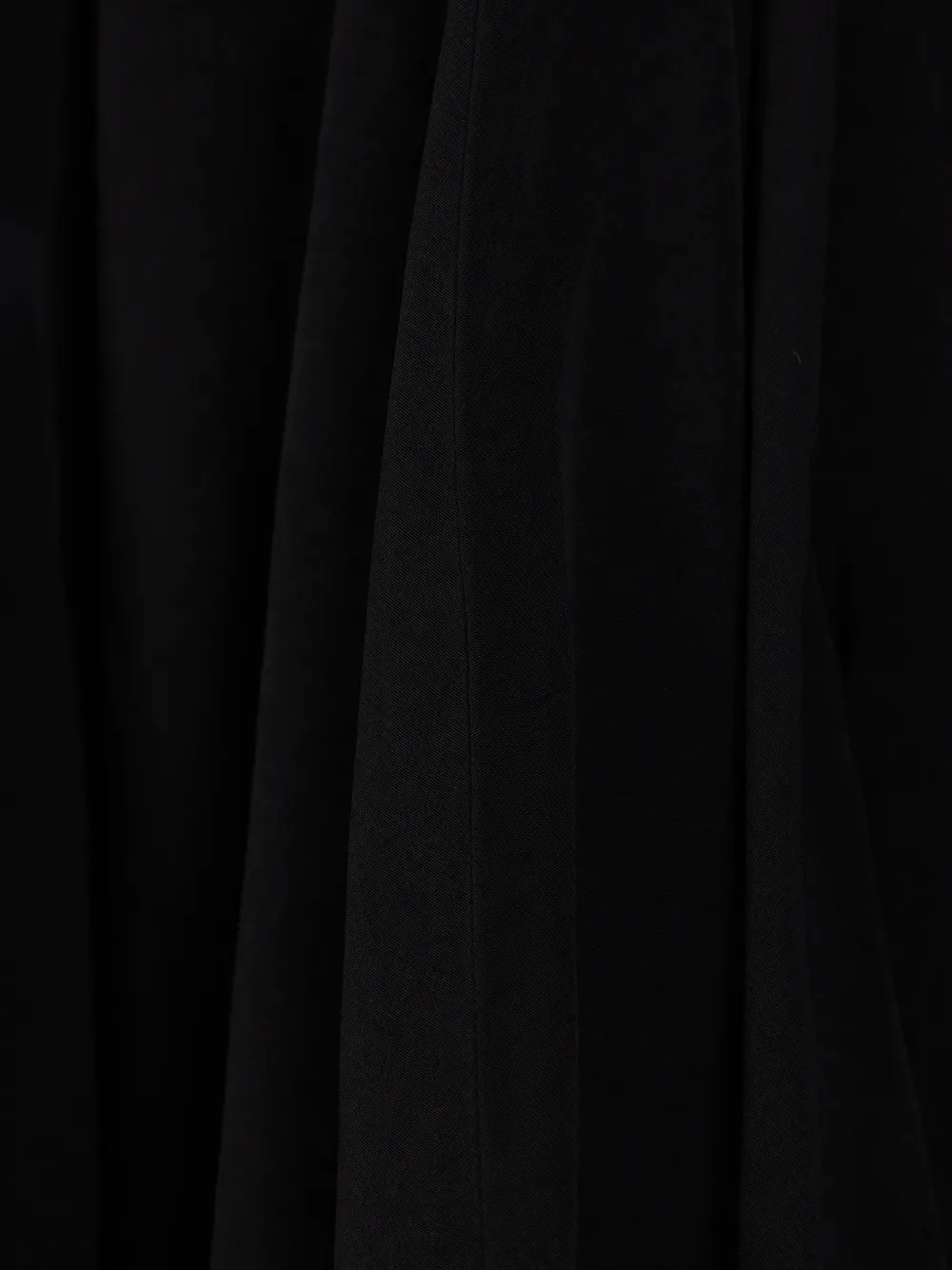 Yohji Yamamoto Jurk met asymmetrische afwerking Zwart