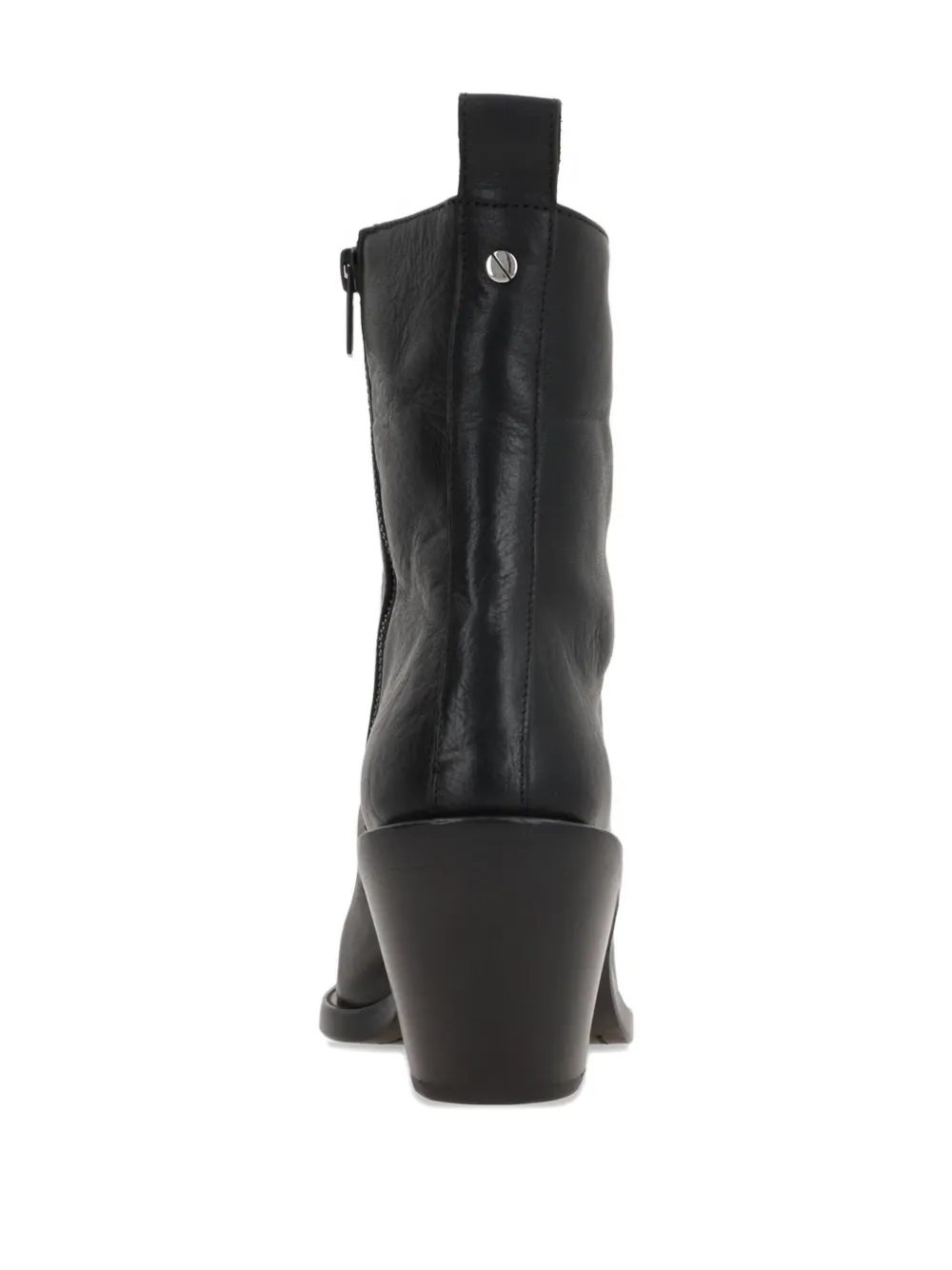 Ann Demeulemeester 75mm calf leather boots Black