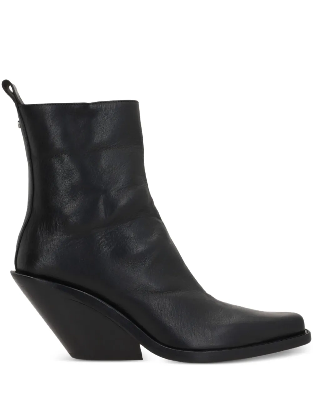 Ann Demeulemeester 75mm kalfsleren laarzen Zwart