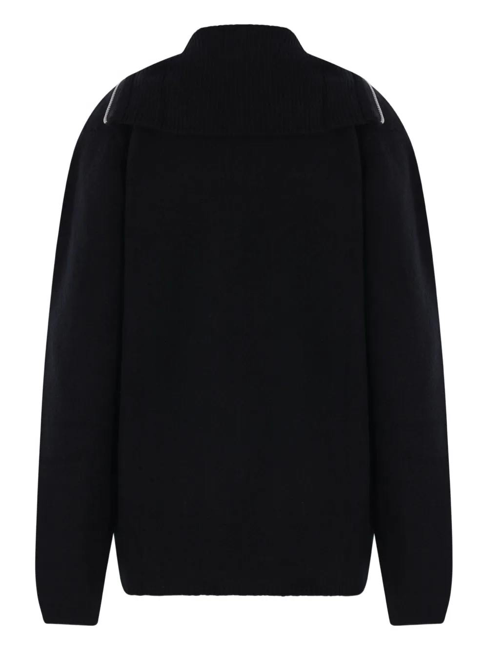 Yohji Yamamoto Full-zip Cardigan In Black