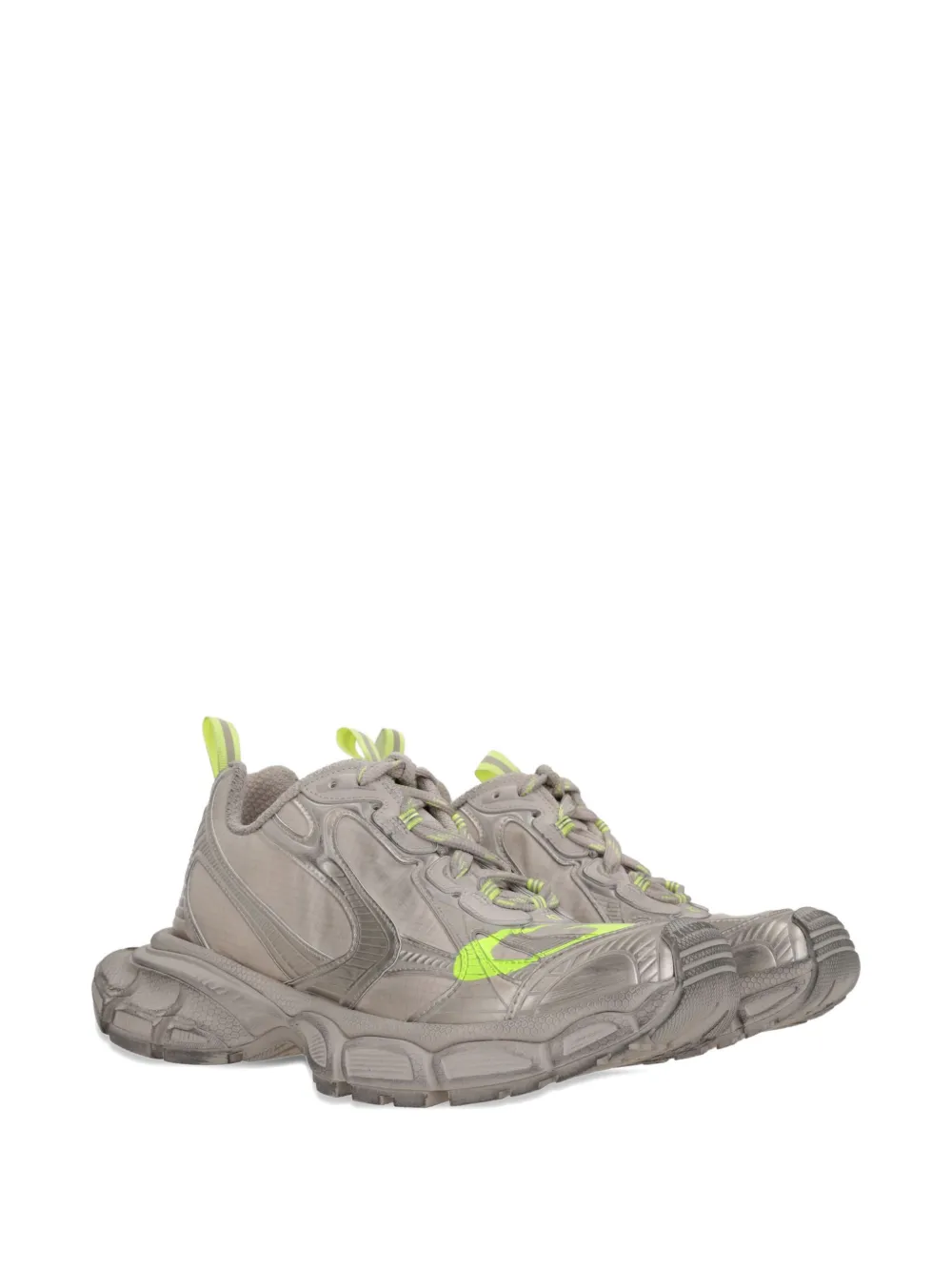 Balenciaga panelled-detail sneakers Neutrals