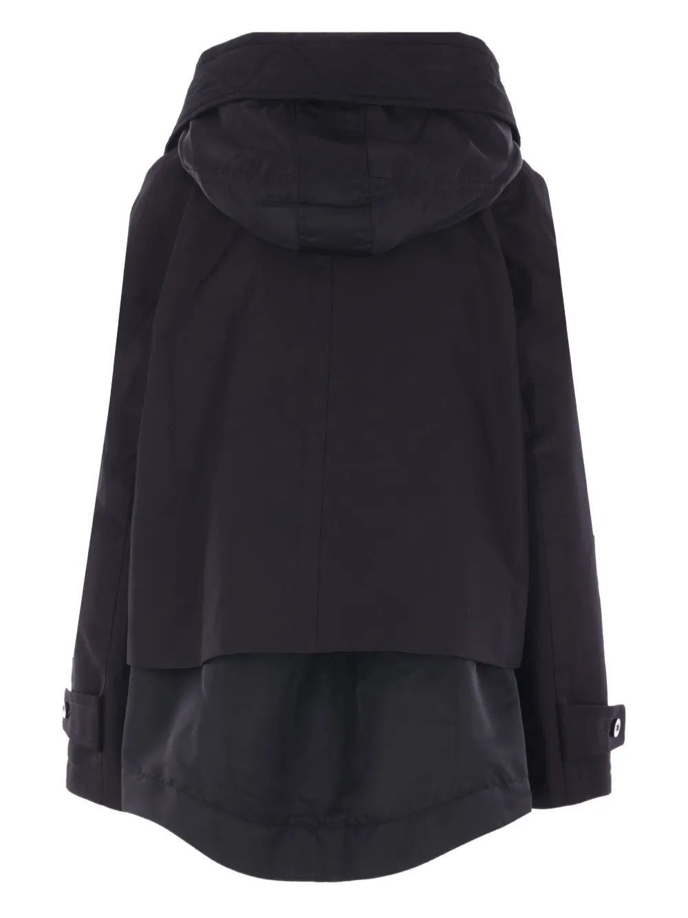 sacai Parka met capuchon Zwart
