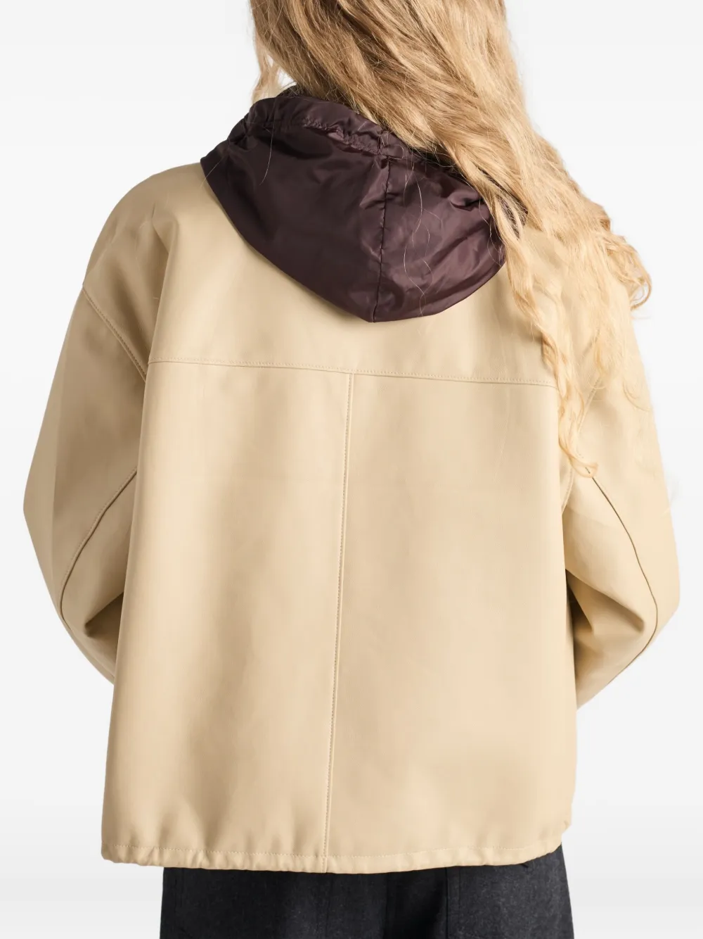 Prada Bomberjack met rits Beige