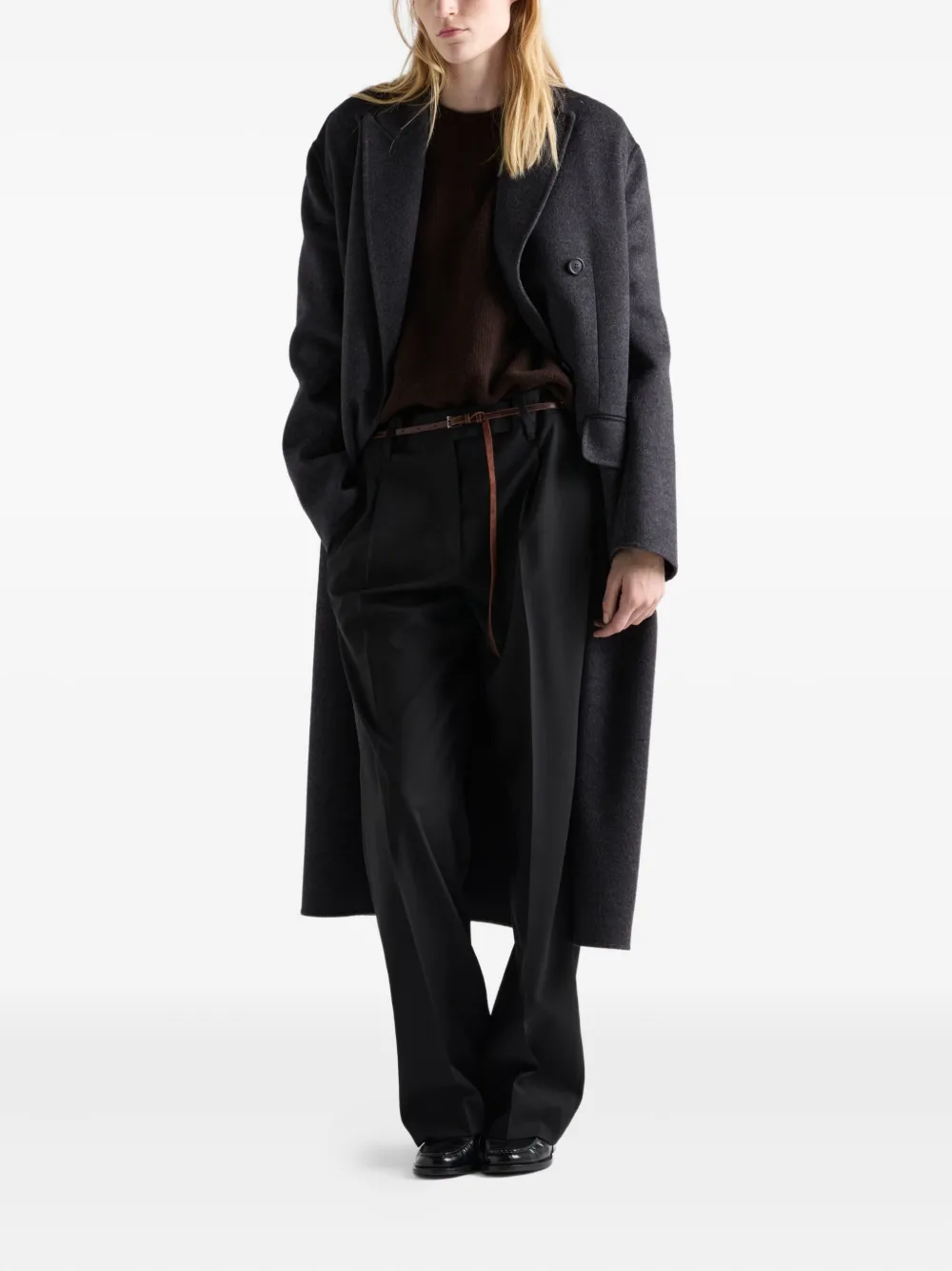 Prada Wollen broek - Zwart