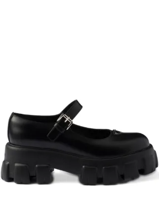 靴 PRADA SPORT Logo flat shoes BLACK 31306460_60652694_322.jpg