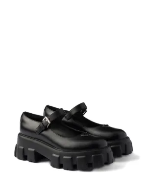 【美品】PRADA プラダ レザー パンプス 黒 36 チャンキーヒール 箱付 美品 PRADA パンプス 美品】PRADA プラダ レザー パンプス 黒 36