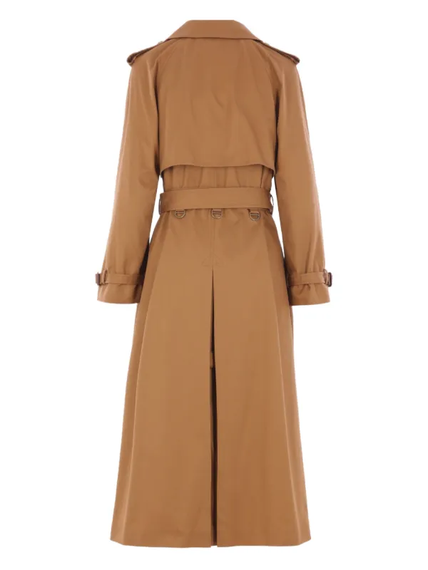 Chloé double-breasted Belted Trench Coat Brown FARFETCH IN