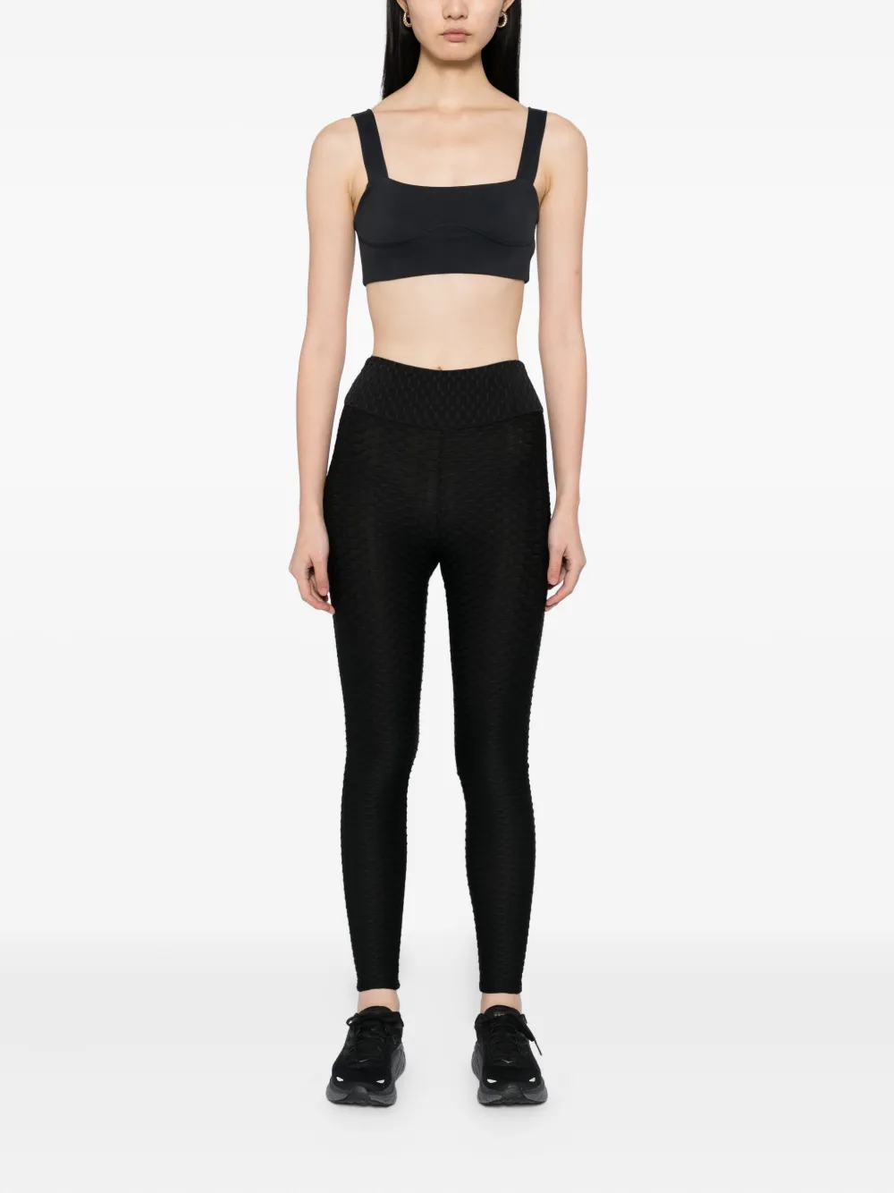 Tessitura Body Couture fully pleated leggings | Performance Leggings | Image 2