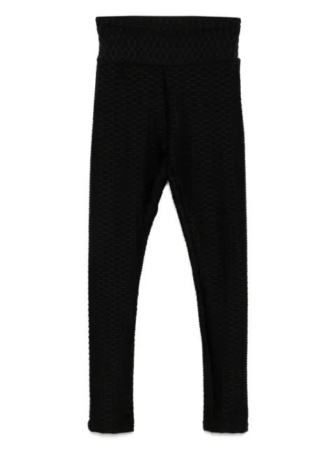 Tessitura Body Couture Leggings con trama a rilievo
