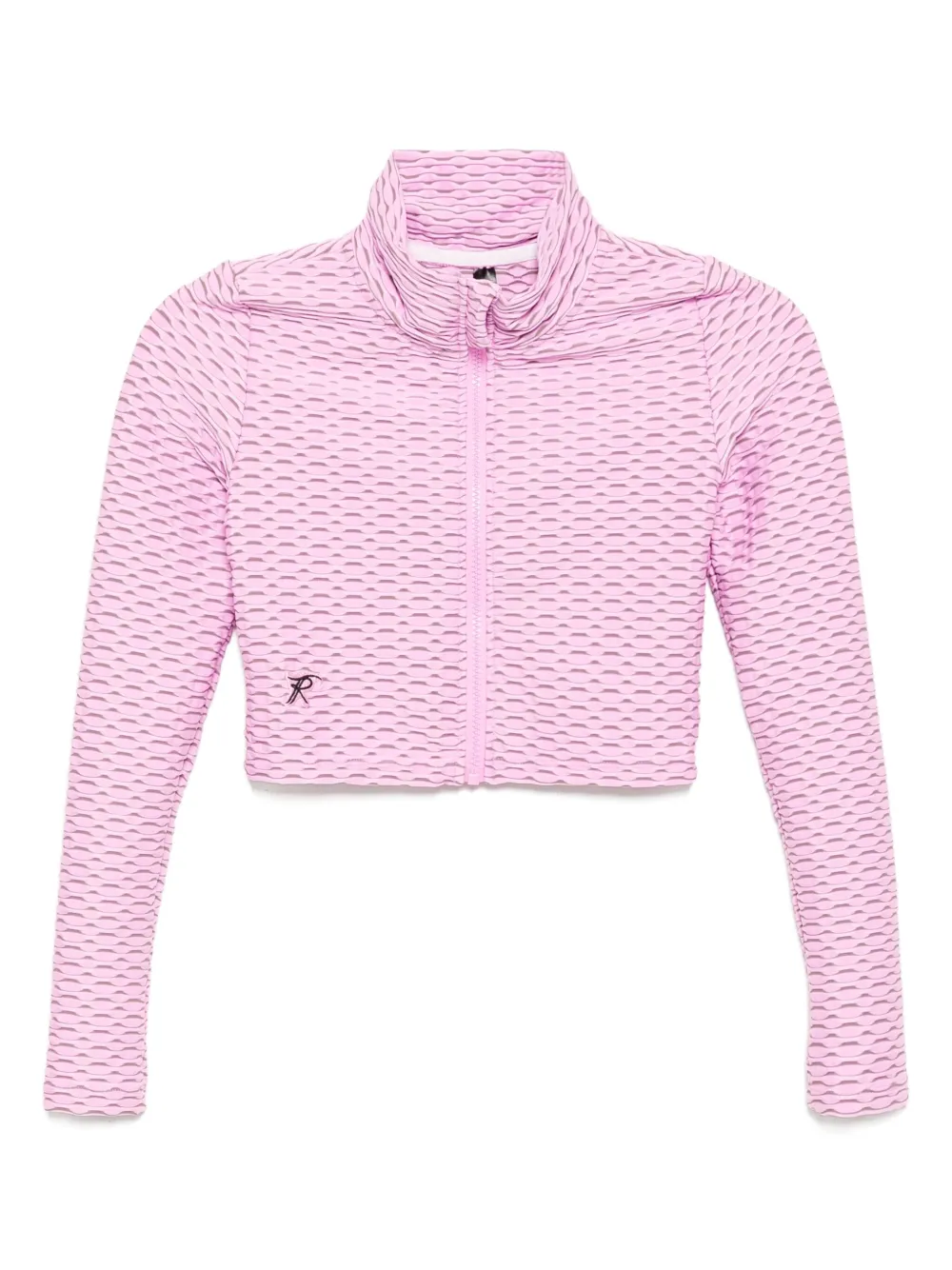 Tessitura Body Couture Fully Pleated Jacket In Pink