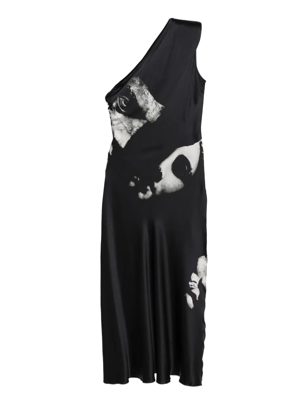 Tessitura Body Couture Masks Dress In Black