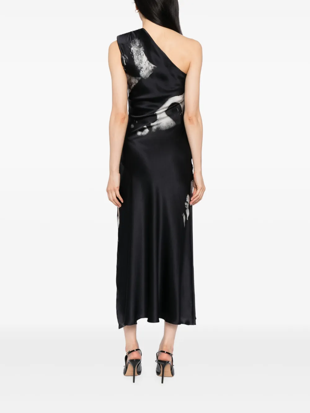 Tessitura Body Couture Masks Dress In Black