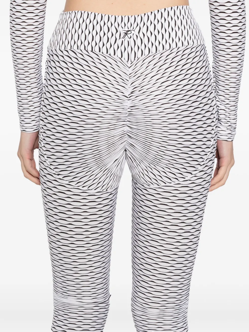 Tessitura Body Couture 3d Leggings In White