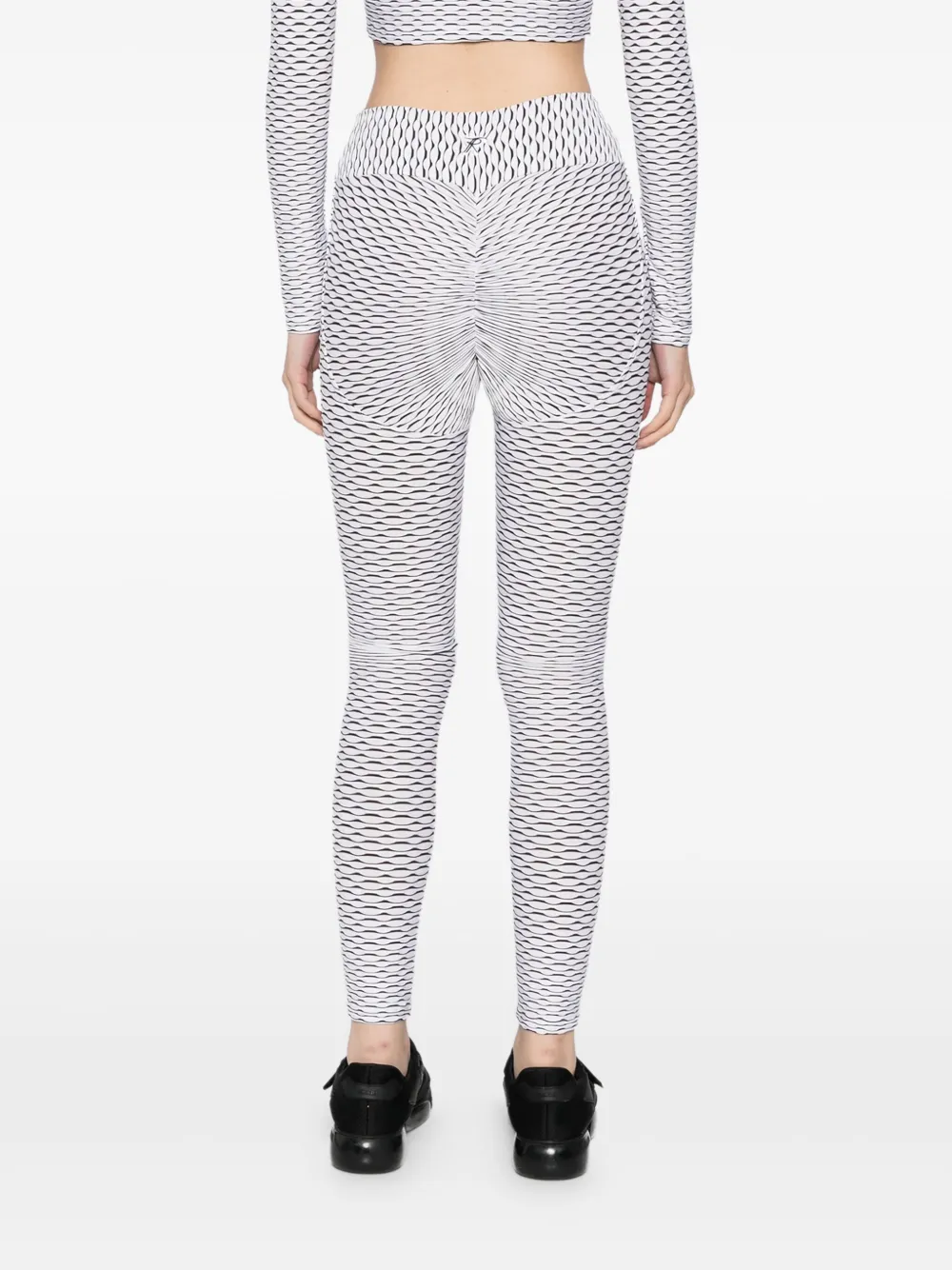 Tessitura Body Couture 3d Leggings In White