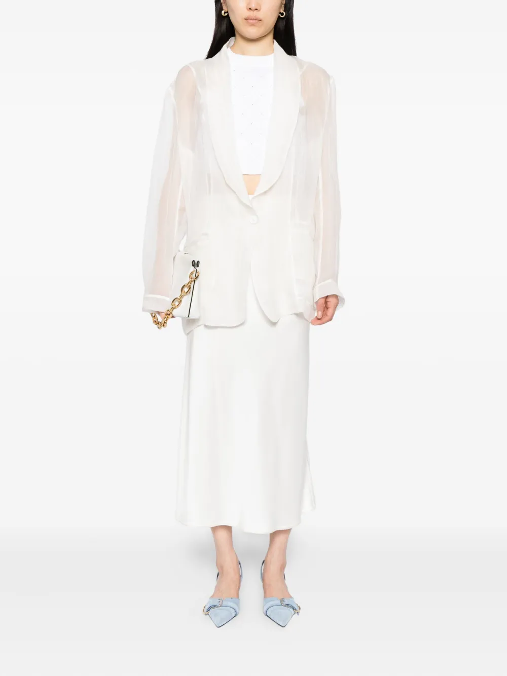 Tessitura Body Couture silk blazer | Blazers | Image 2