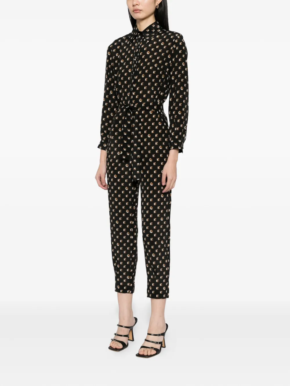 Tessitura Body Couture Golden Hour Jumpsuits In Black