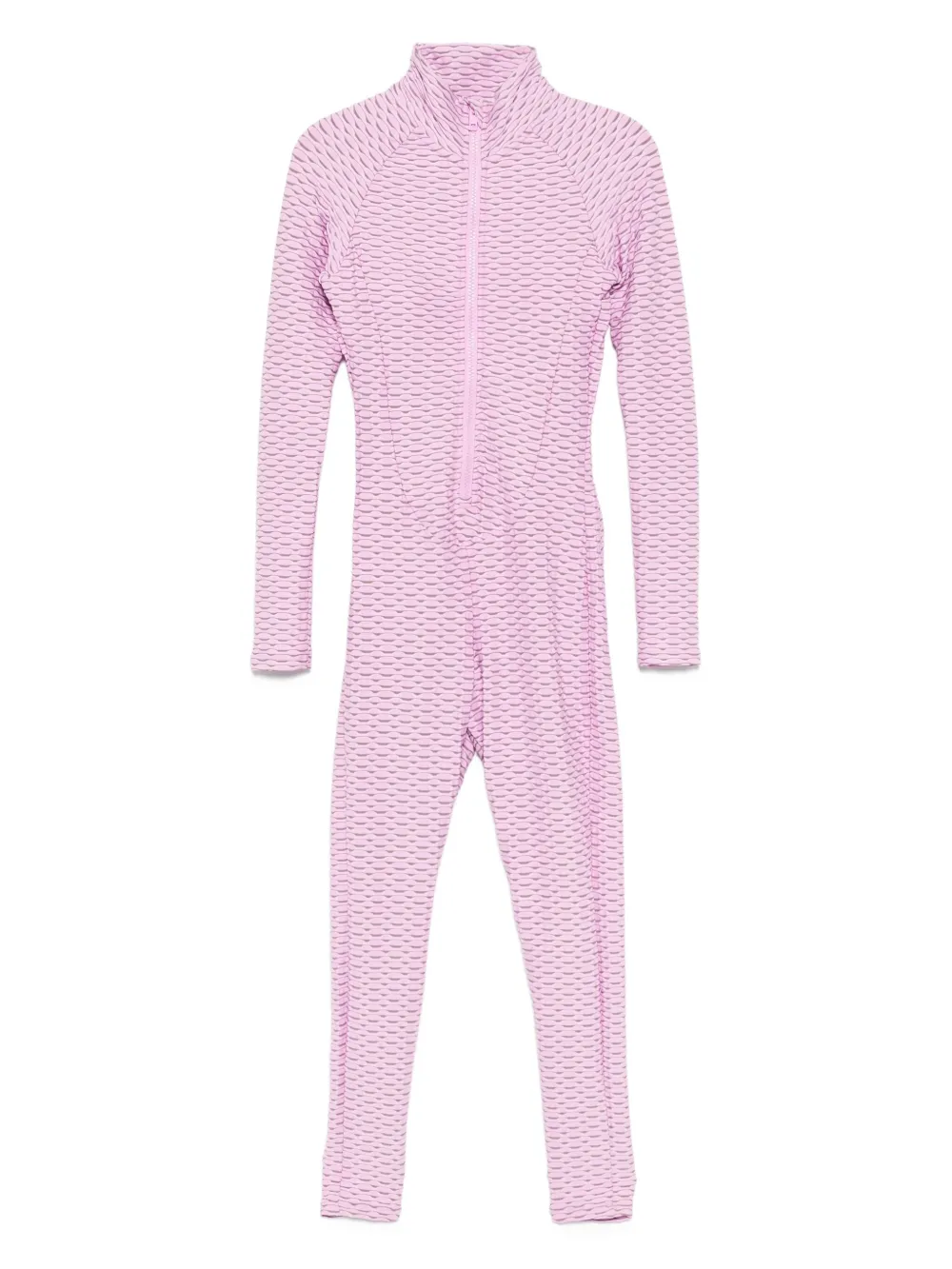Tessitura Body Couture 3d Move Jumpsuit In Pink