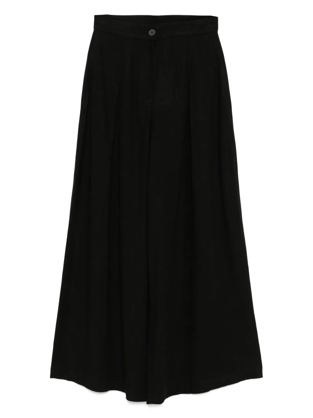 Tessitura Body Couture Wide-leg Trousers In Black