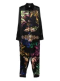 Tessitura Body Couture Baroque jumpsuit - Black