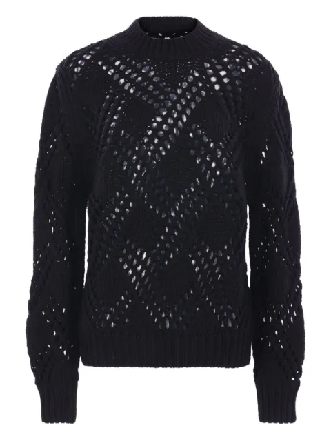 Jil Sander geometric-pattern knit sweater