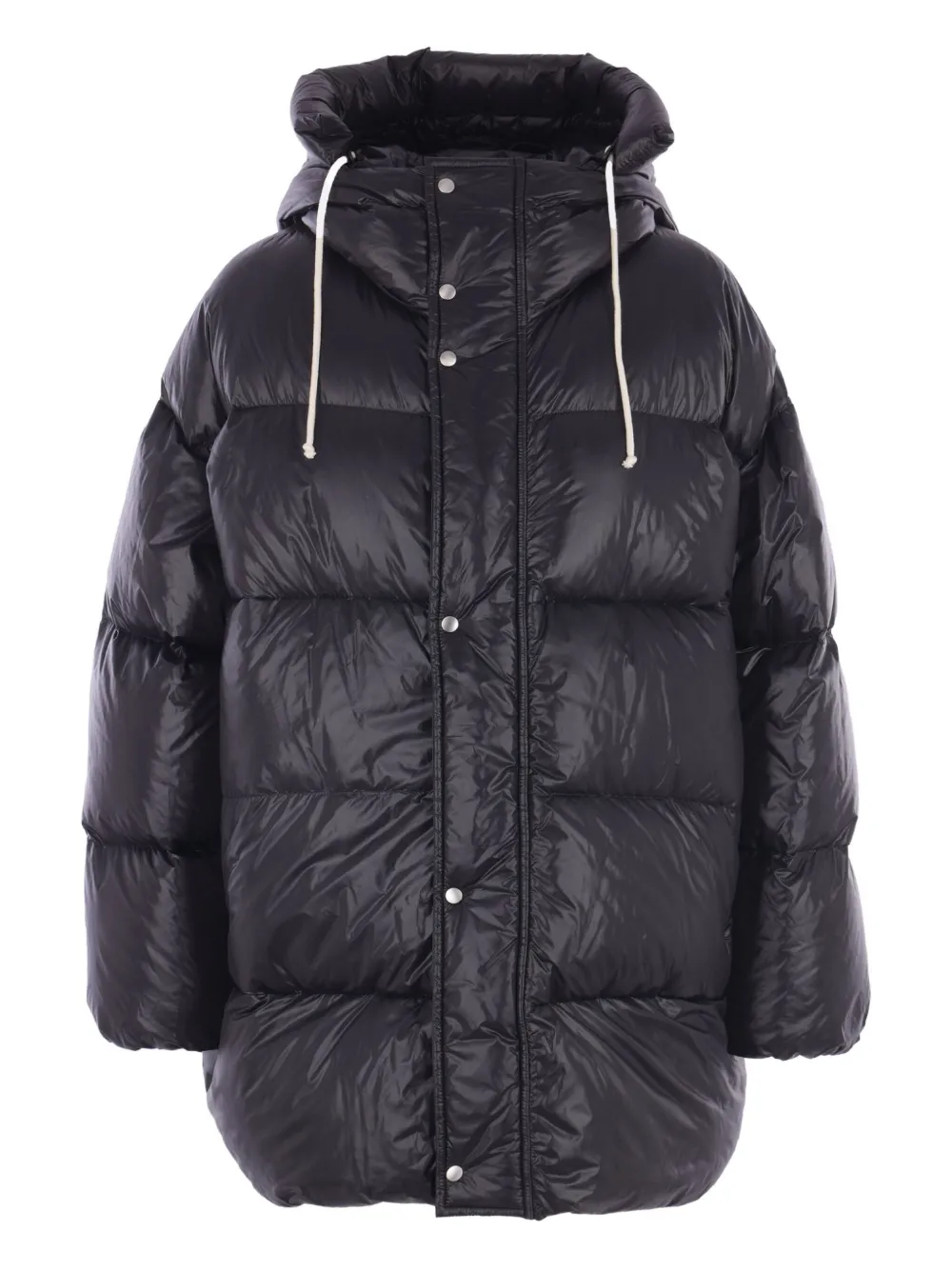 Jil Sander hooded button-up jacket | Black | Image 1