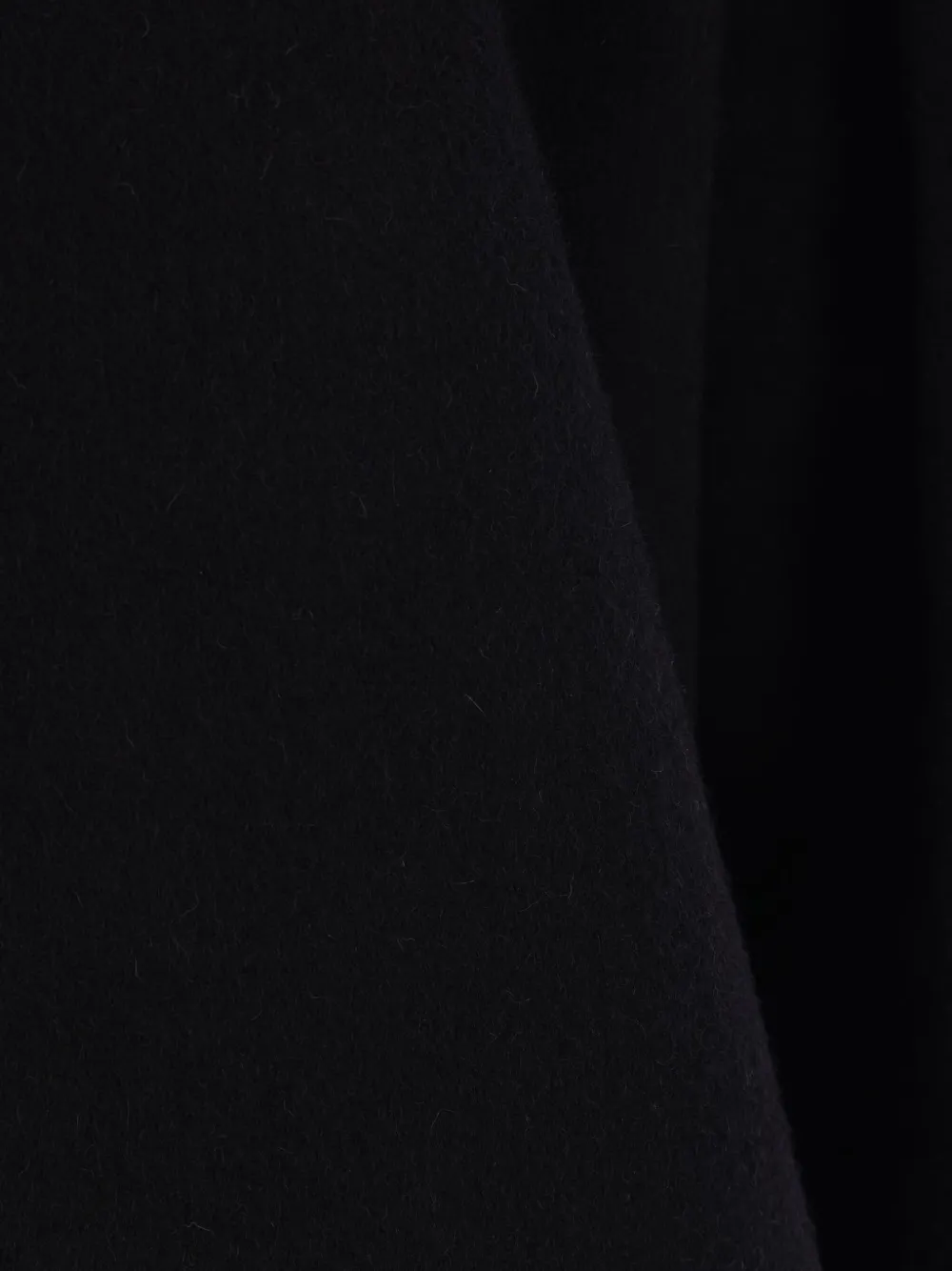 Rick Owens Island wollen jas Zwart