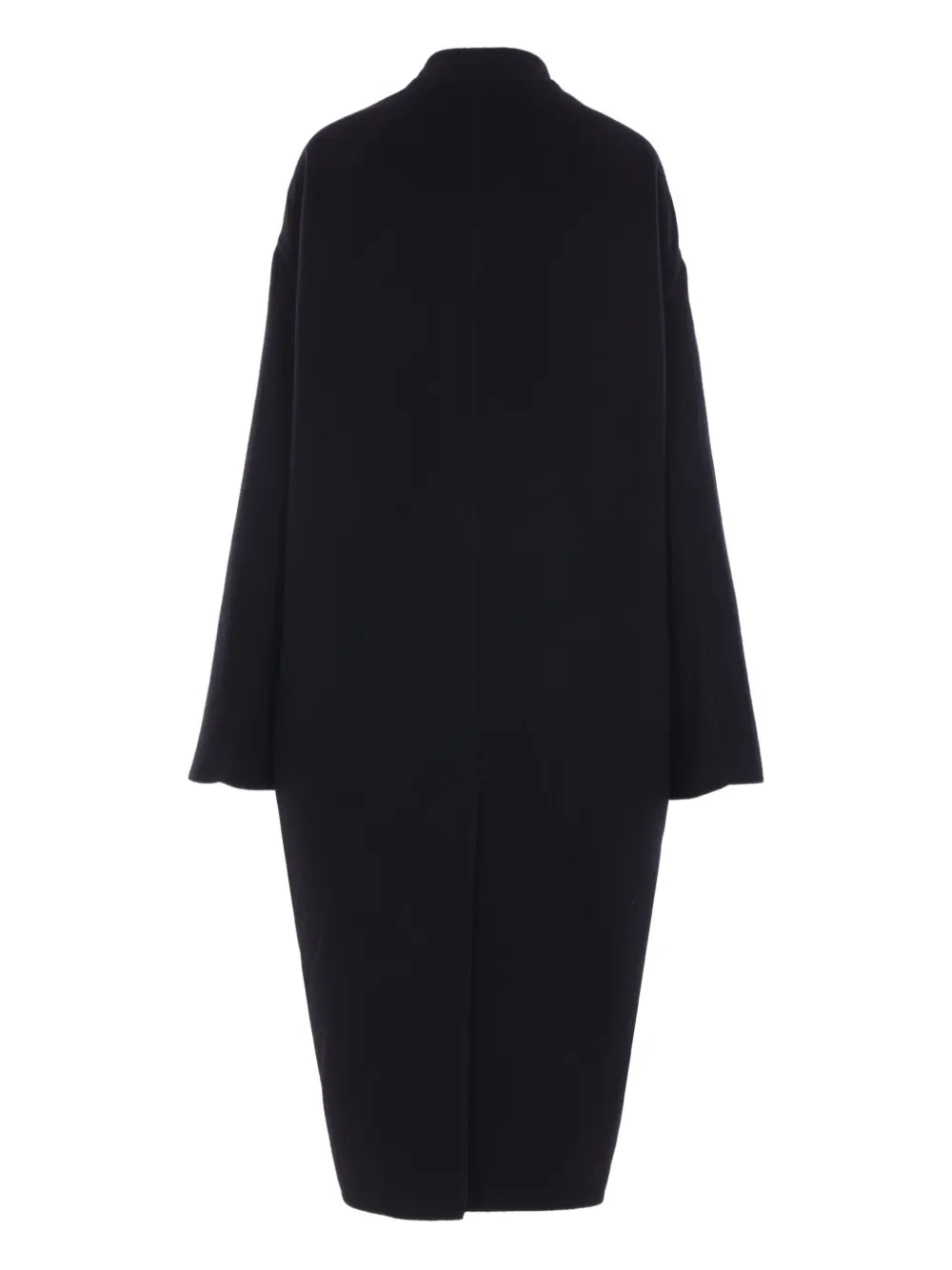 Rick Owens Island wool coat - Zwart