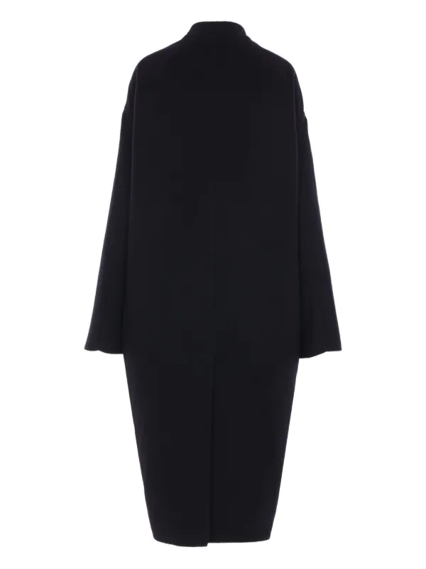 Rick Owens Island Wool Coat | Black | FARFETCH