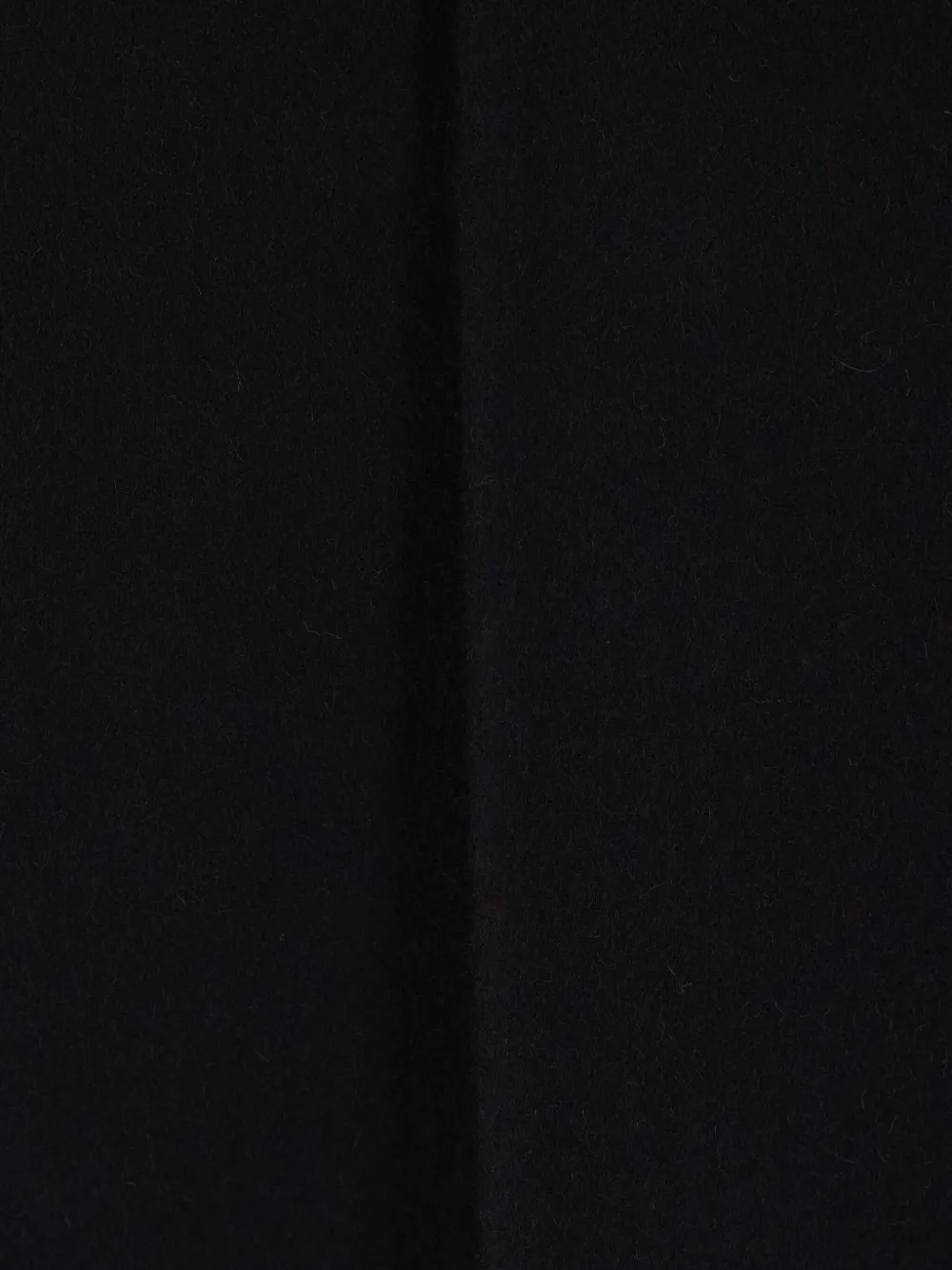 Rick Owens Island wollen jas Zwart