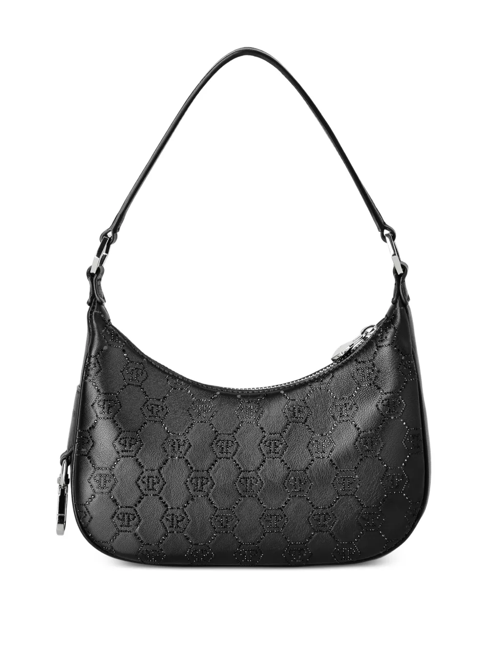 Philipp Plein Schoudertas met monogram - Zwart