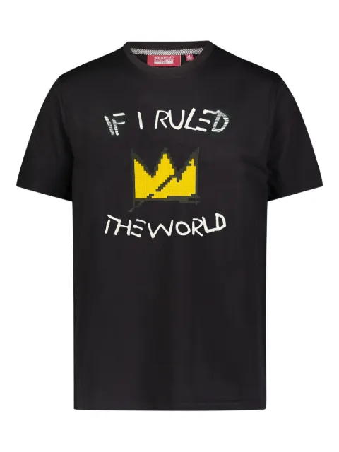 Mostly Heard Rarely Seen 8-Bit playera con corona estampada