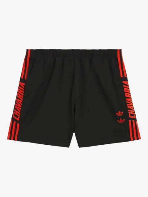 adidas cotton blend "Willy Chavarria - Black" gym shorts