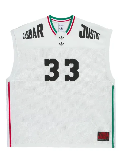 adidas Jabbar Bball "Willy Chavarria - Off White/Black" tank top 