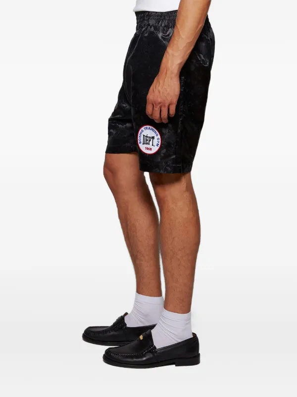 GALLERY DEPT. Jacquard Boxing Shorts | Black | FARFETCH