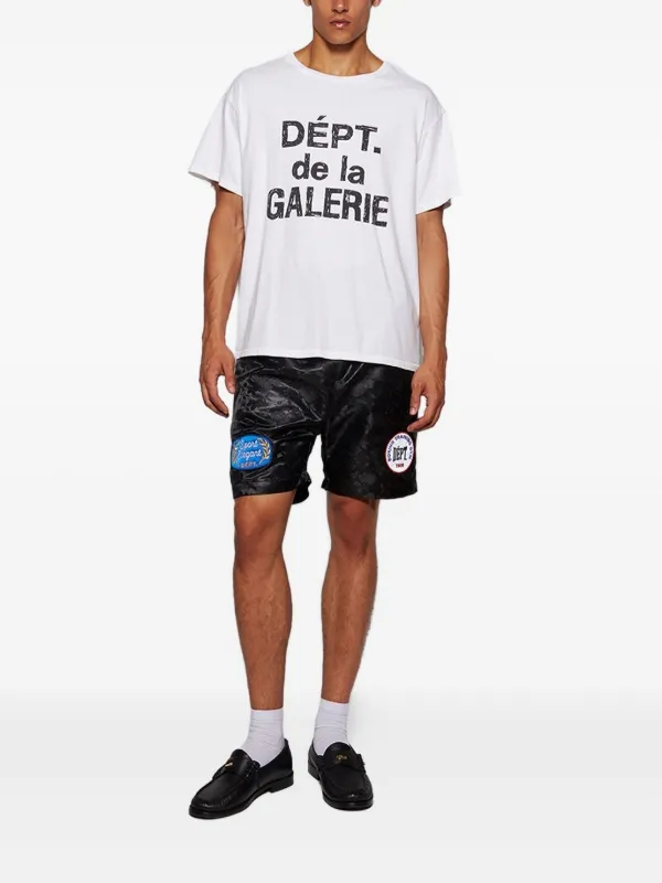 GALLERY DEPT. Jacquard Boxing Shorts | Black | FARFETCH IN