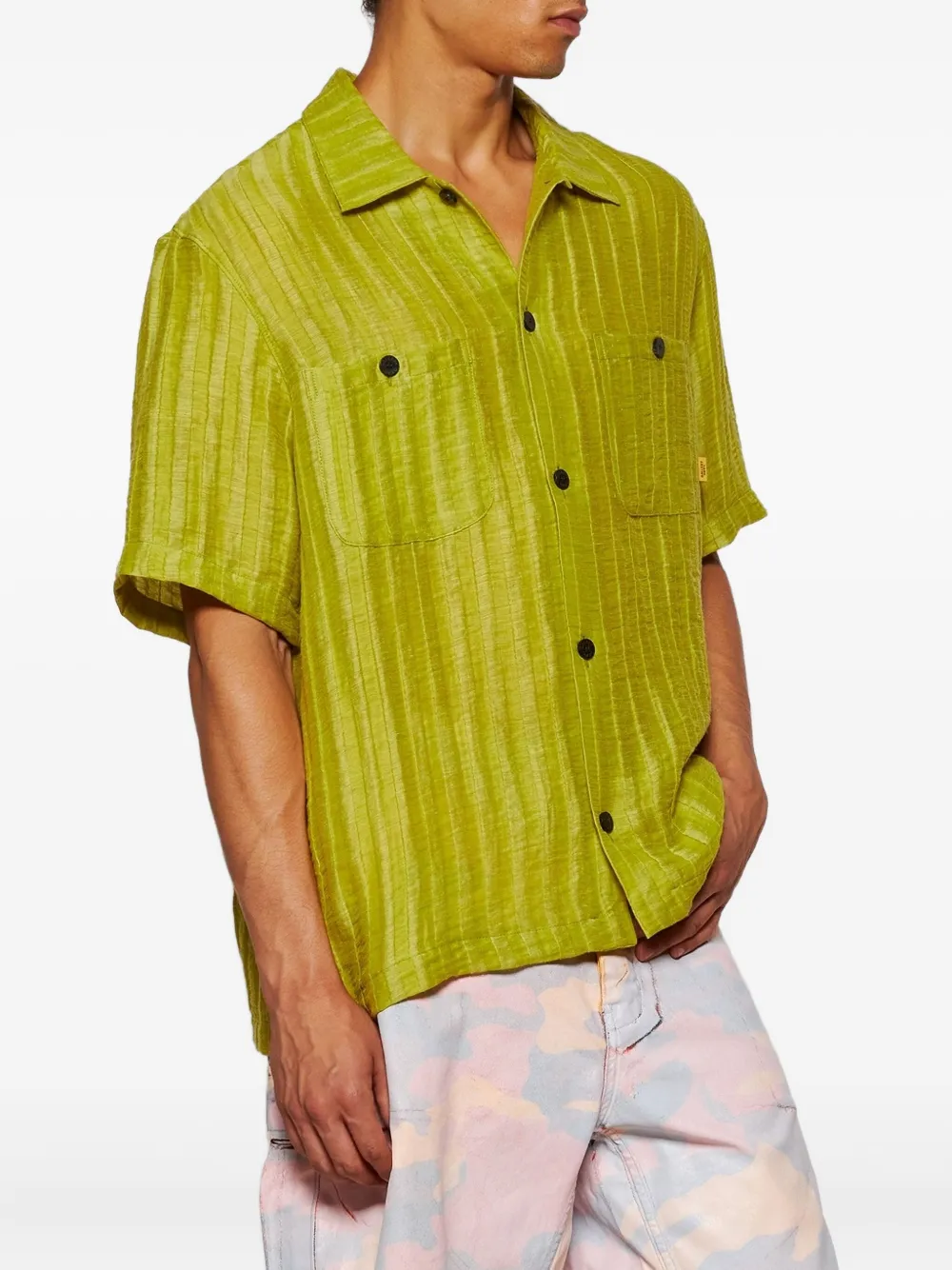 GALLERY DEPT. Playground gestreept shirt Groen