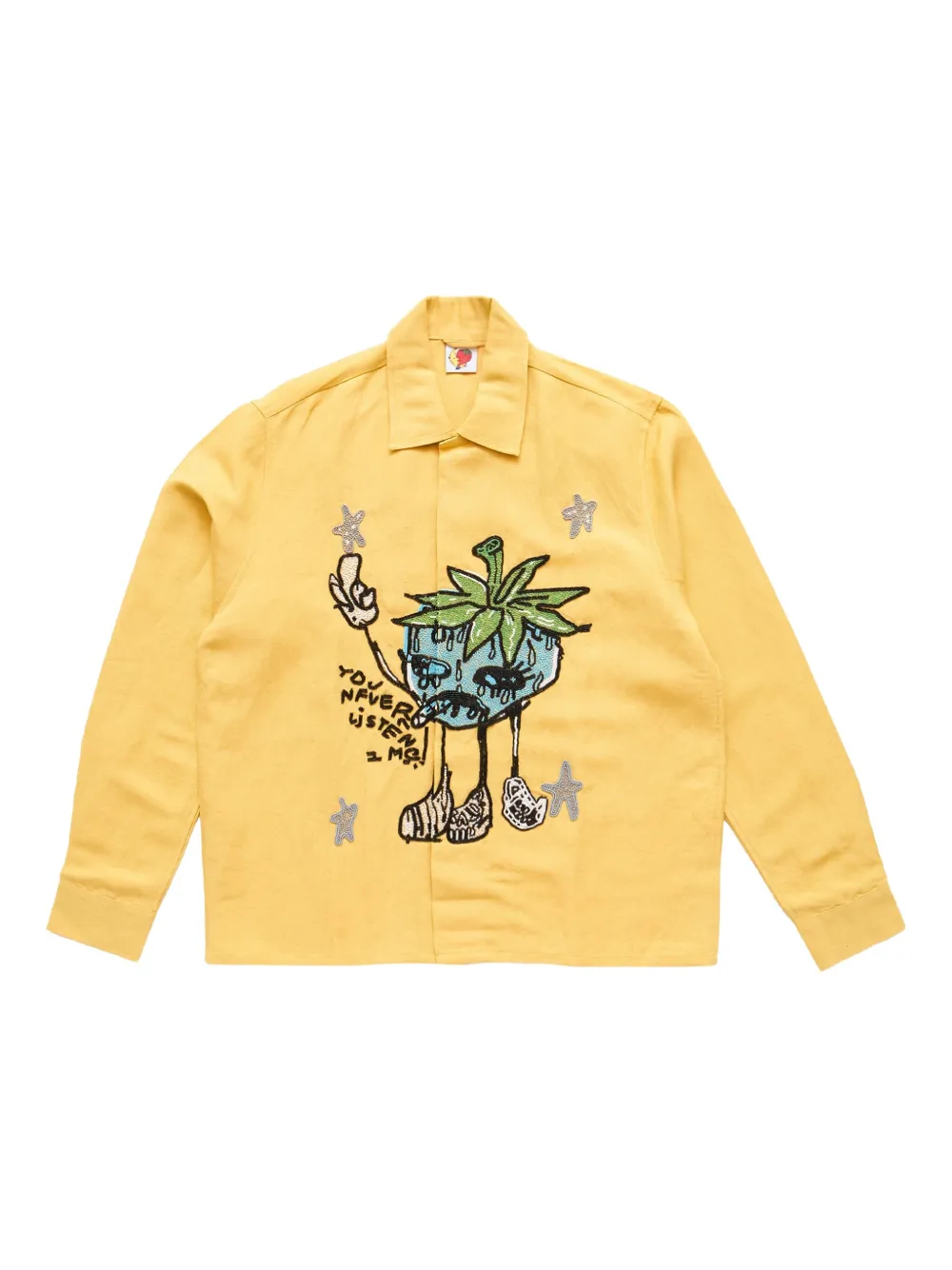 Sky High Farm Smoke Strawbabies shirt | Yellow | Image 1