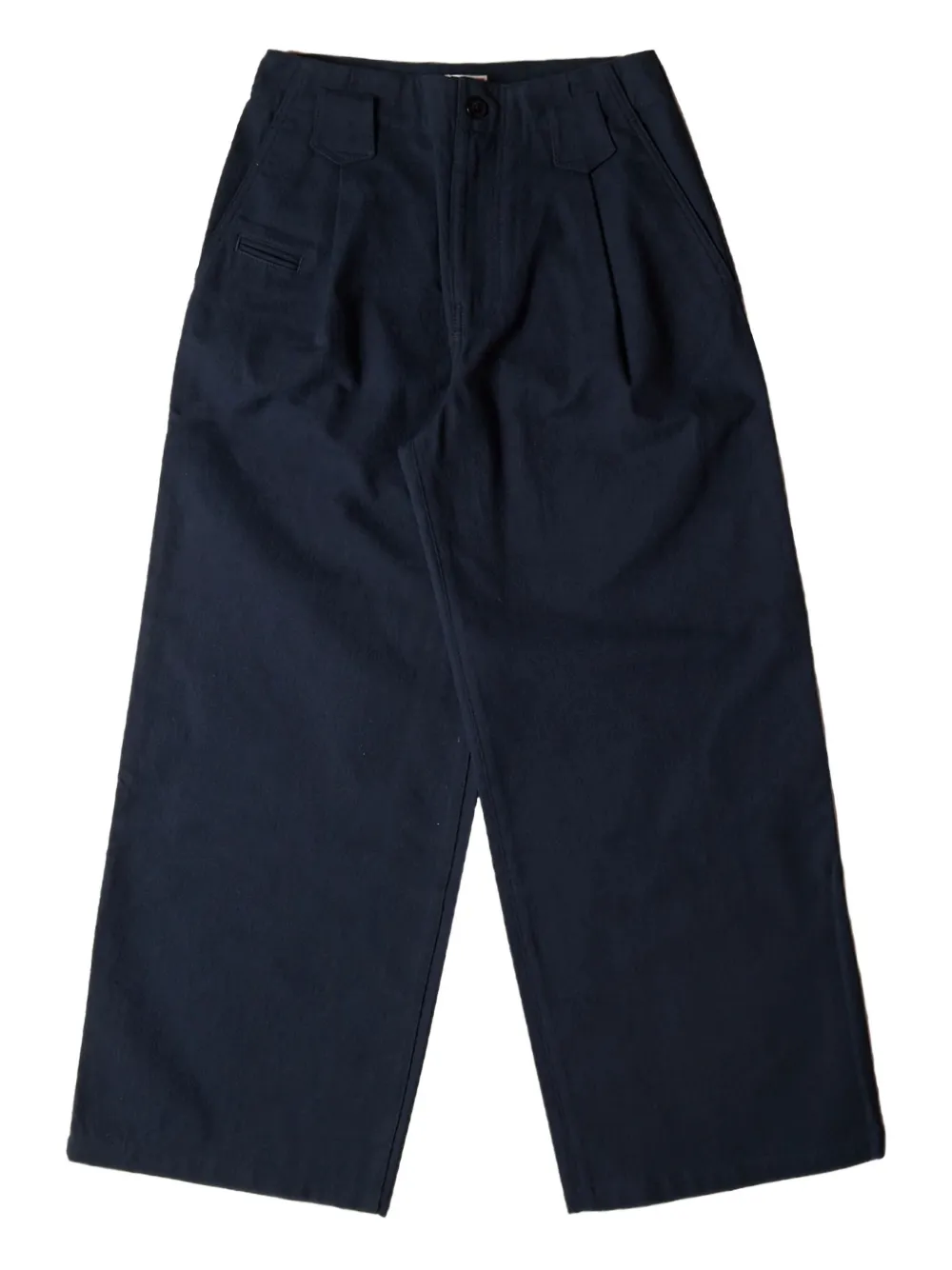 Kenzo pleated track pants Blauw