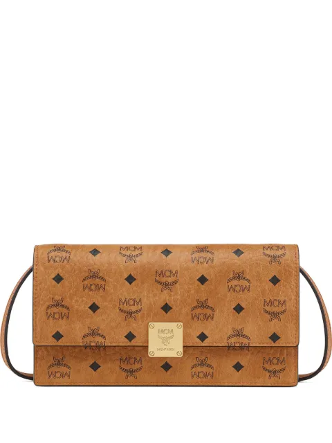 MCM Visetos crossbody clutch bag