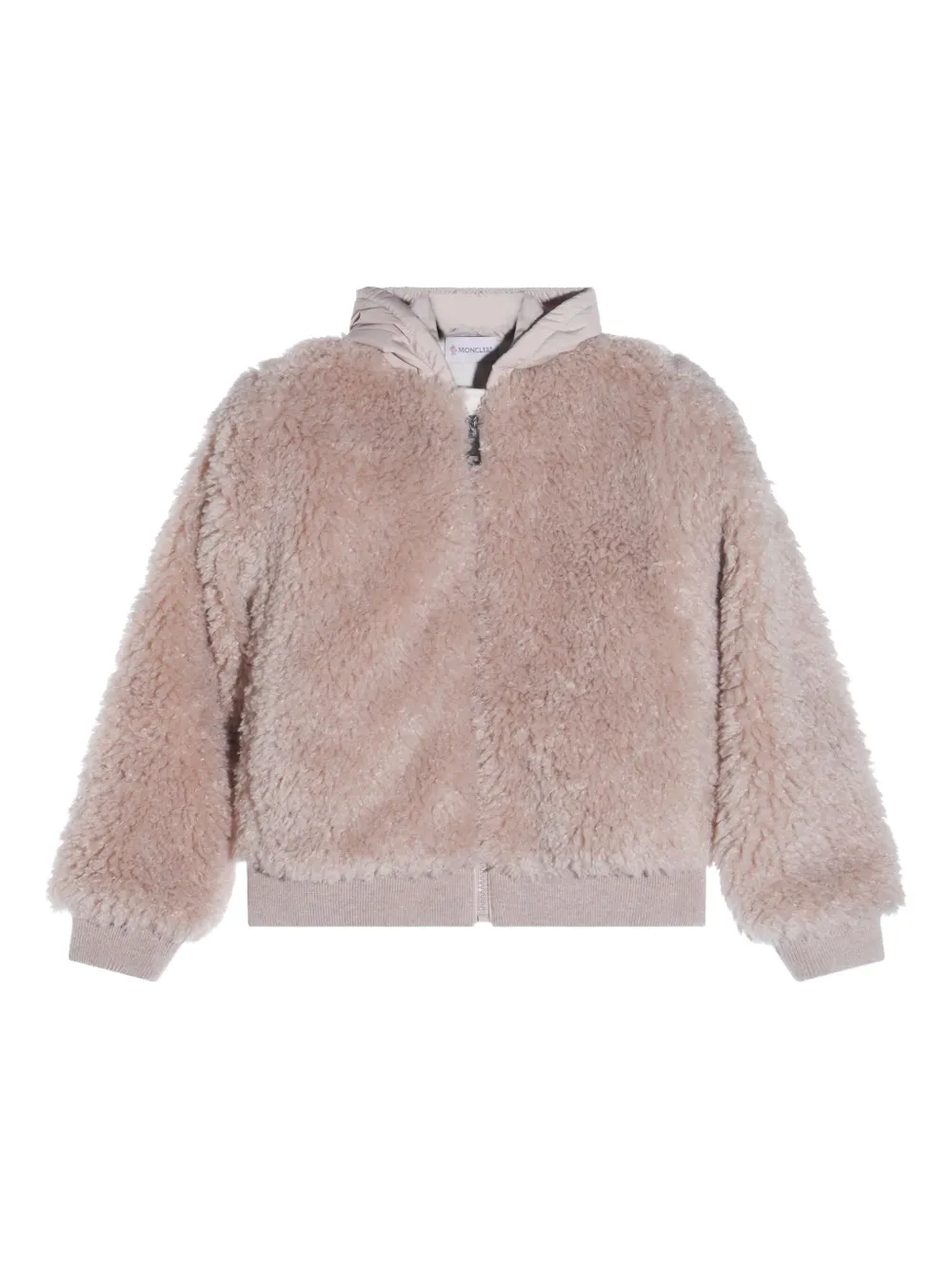 Moncler Enfant Fleece jack met rits Roze