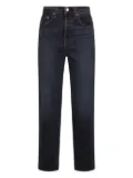 Levi's Ribcage button-fly straight jeans - Blue