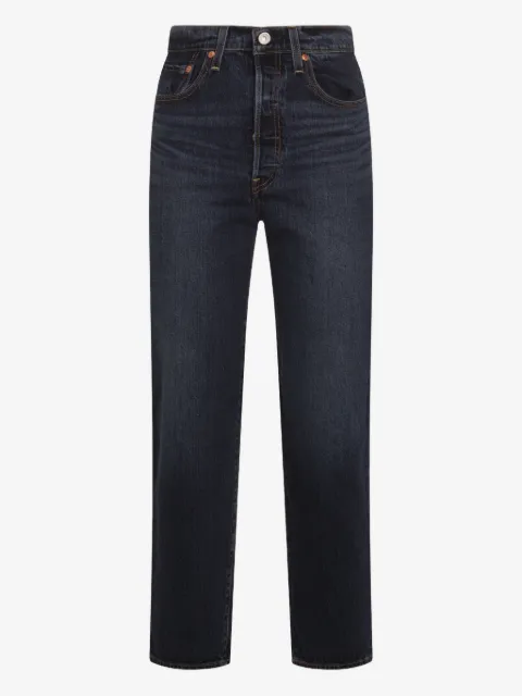 Levi's Ribcage button-fly straight jeans