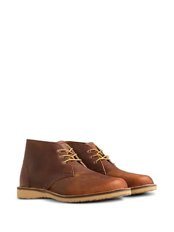 Red Wing Shoes Weekender Chukka Leather Boots | Brown | FARFETCH display picture 3