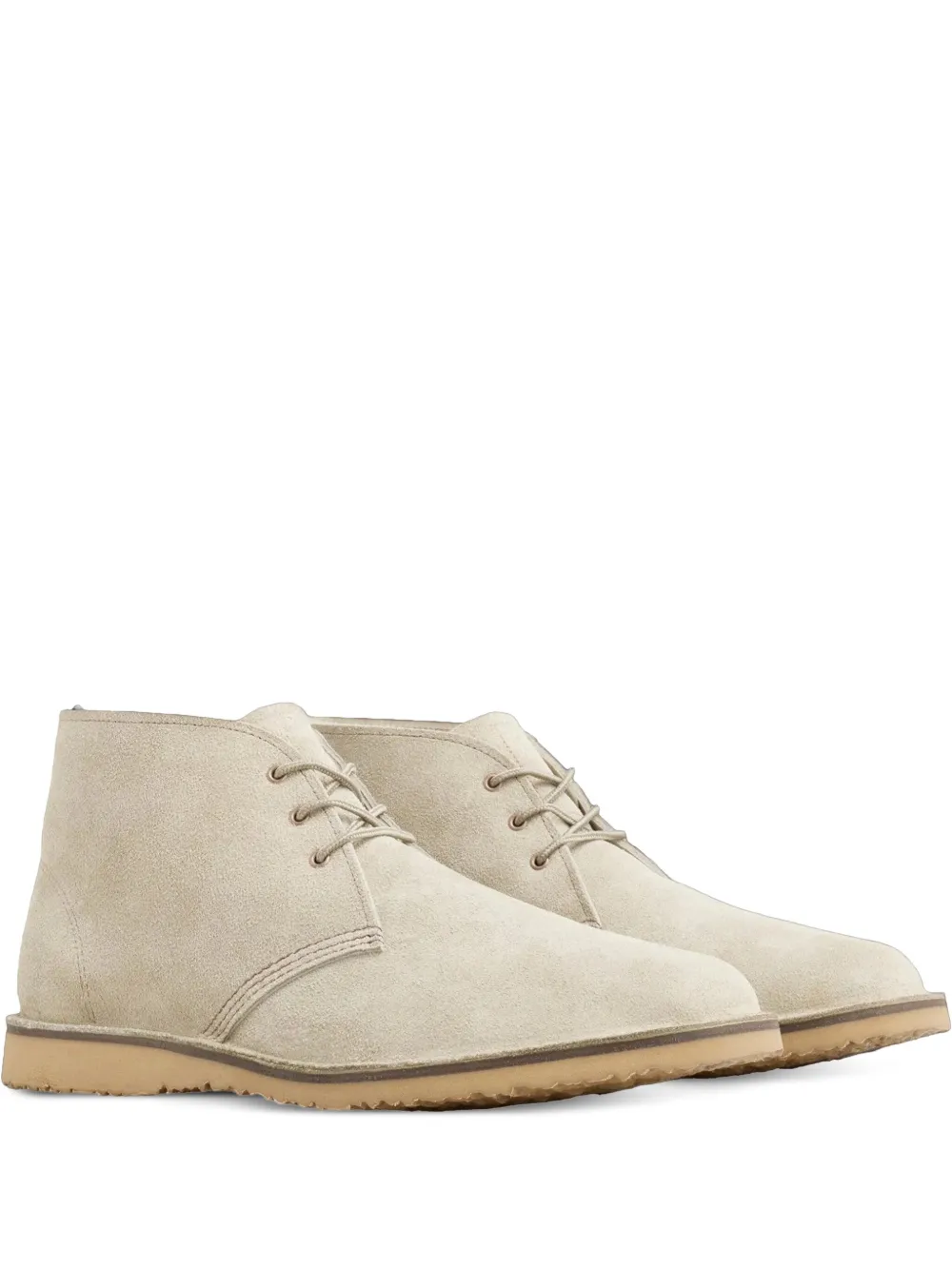 Red Wing Shoes suede boots White