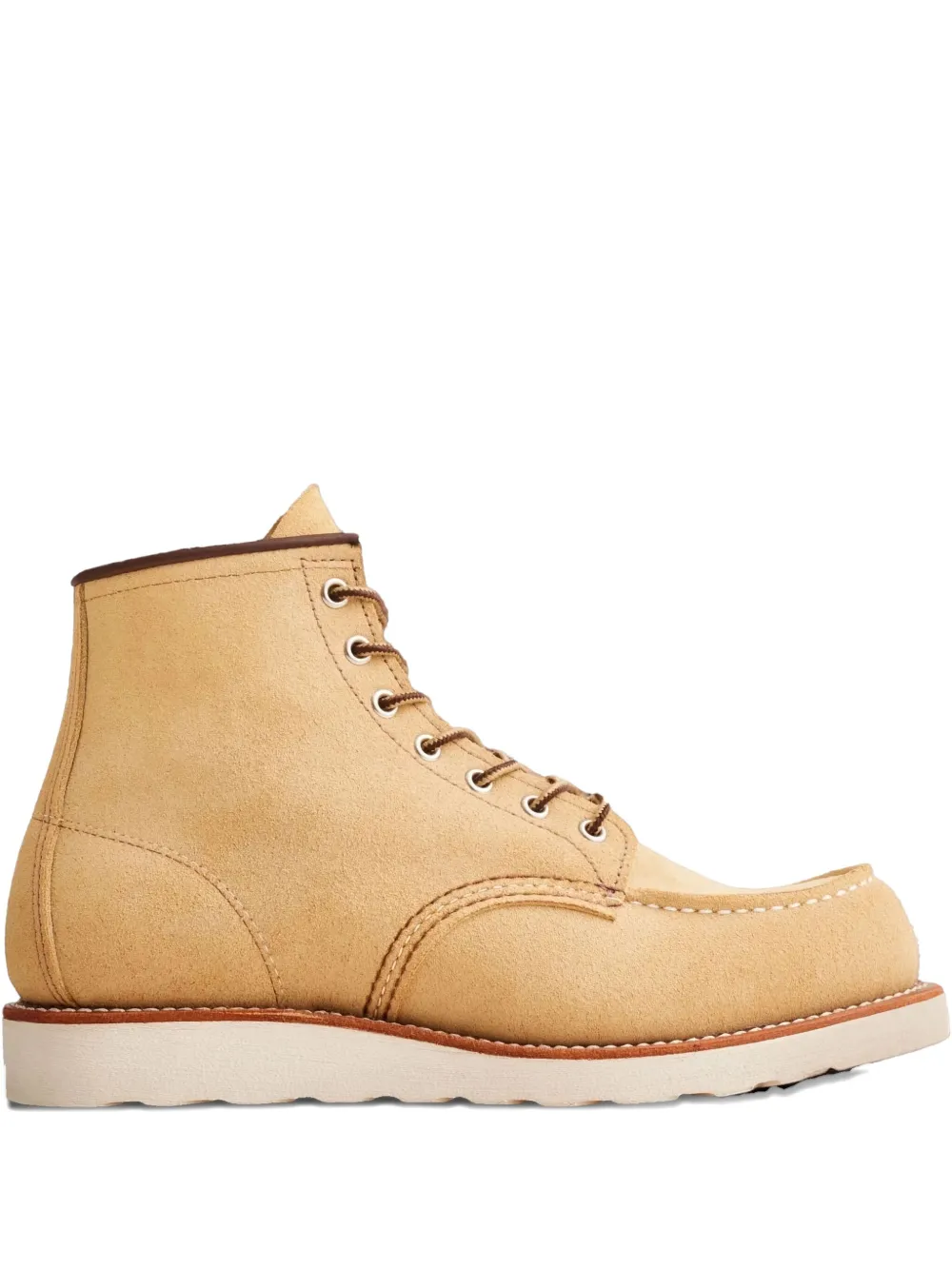 Red Wing Shoes Classic Moc 6 Inch Boot "Hawthorn Abilene Beige" boots Neutrals