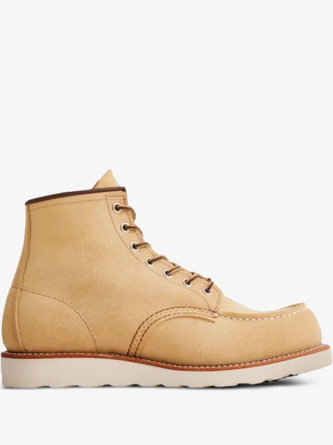 Red Wing Shoes Classic Moc 6 Inch Boot "Hawthorn Abilene - Beige" boots