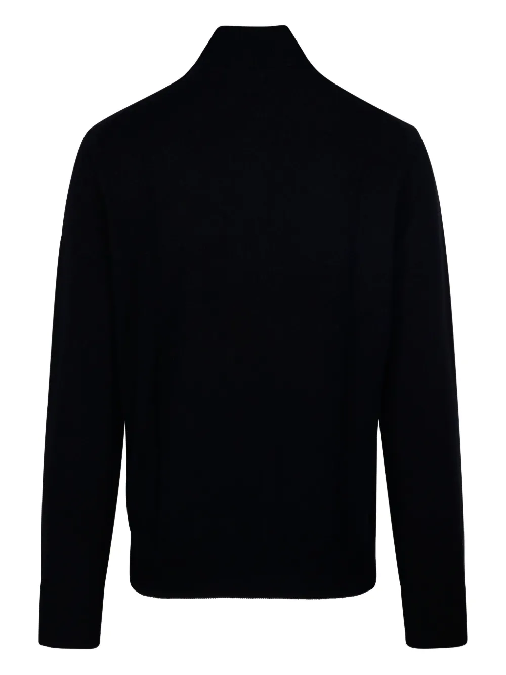 Ralph Lauren Collection zip-neck logo sweater - Zwart