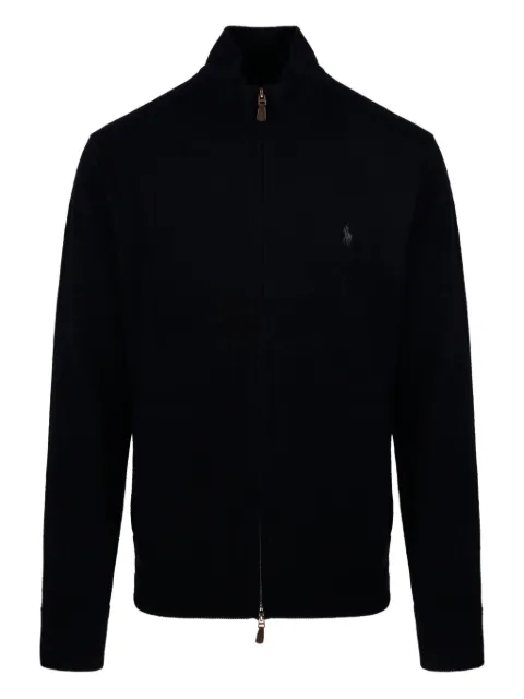 Ralph Lauren Collection zip-neck logo sweater